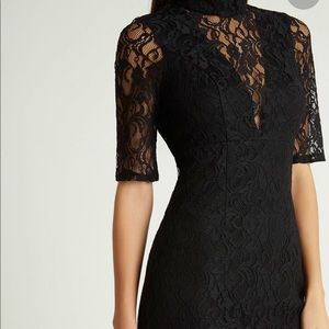 Black BCBG midi dress